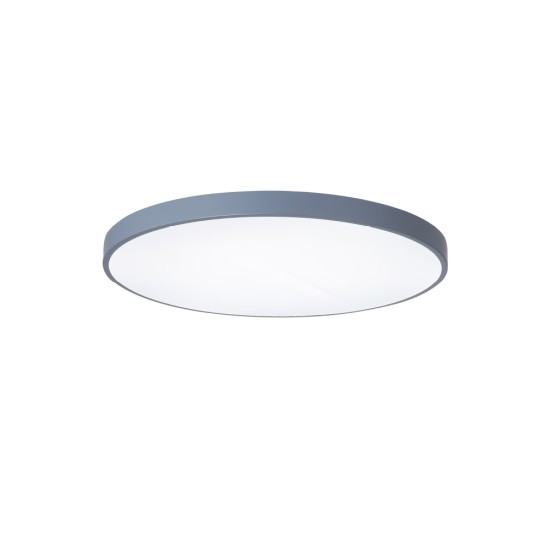 Πλαφονιέρα οροφής LED 150W 3CCT (by switch on base) γκρί μέταλλο , ακρυλικό D:80cm (42035-A-Gray)