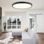 Πλαφονιέρα οροφής LED 150W 3CCT (by switch on base) λευκό μέταλλο , ακρυλικό D:80cm (42035-A-White)
