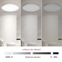  Πλαφονιέρα οροφής LED 48W RGBW (with controller) D:37.5cm (42029)