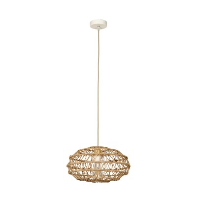 Κρεμαστό Φωτιστικό από σχοινί 1xE27 D:35cm (4041-C)