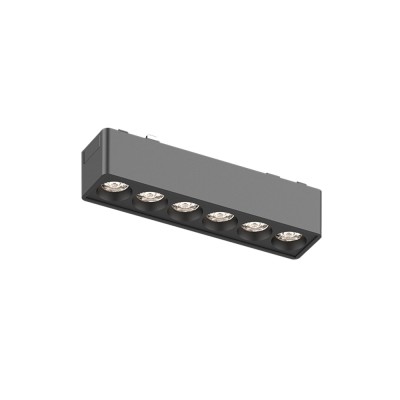 Φωτιστικό LED 6W 3000K για Ultra-Thin μαγνητική ράγα σε μαύρη απόχρωση D:12,2cmX2,4cm (T02801-BL) Φωτιστικό LED 6W 3000K για Ultra-Thin μαγνητική ράγα σε μαύρη απόχρωση D:12,2cmX2,4cm (T02801-BL)