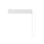 Σποτ LED 10W 3000K για Ultra-Thin μαγνητική ράγα σε λευκή απόχρωση D:23cmX8cm (T03401-WH)