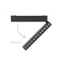 Σποτ LED 12W 3CCT για Ultra-Thin μαγνητική ράγα μαύρο (by tuya and zigbee) D:23cmX8cm (T04805-BL)
