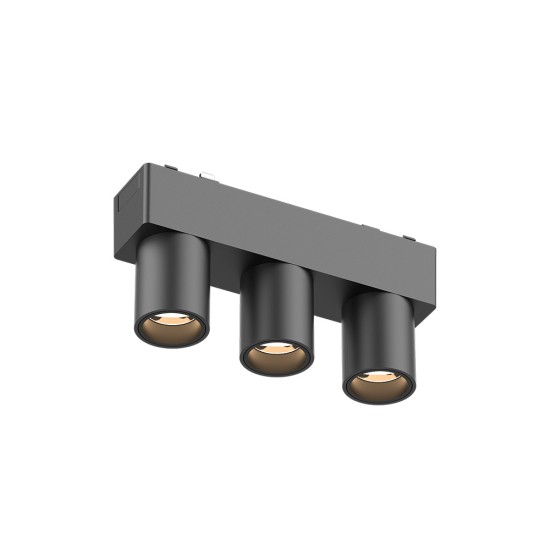 Φωτιστικό LED 5W 3CCT για Ultra-Thin μαγν. ράγα μαύρο (by tuya & zigbee) D:12,2cmX5,5cm (T05005-BL)
