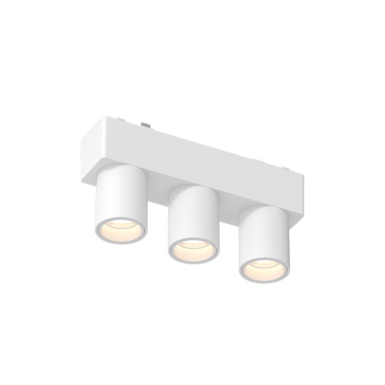 Φωτιστικό LED 5W 3CCT για Ultra-Thin μαγν. ράγα λευκό(by tuya & zigbee) D:12,2cmX5,5cm (T05005-WH)	