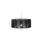 Κρεμαστό φωτιστικό με καπέλο απο ίνα 1xE27 D:60cm (4056-A)