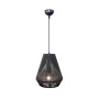 Κρεμαστό φωτιστικό με καπέλο απο ίνα 1xE27 D:25cm (4057-C)