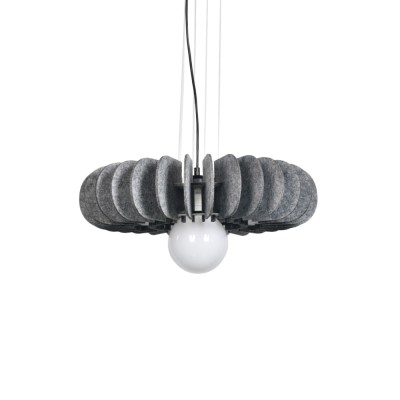 Acoustic Light 1xE27 Pendant Light D:50x12cm (4059)