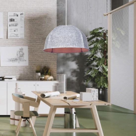 Acoustic Light 1xE27 Pendant Light D:50x30cm (4061)