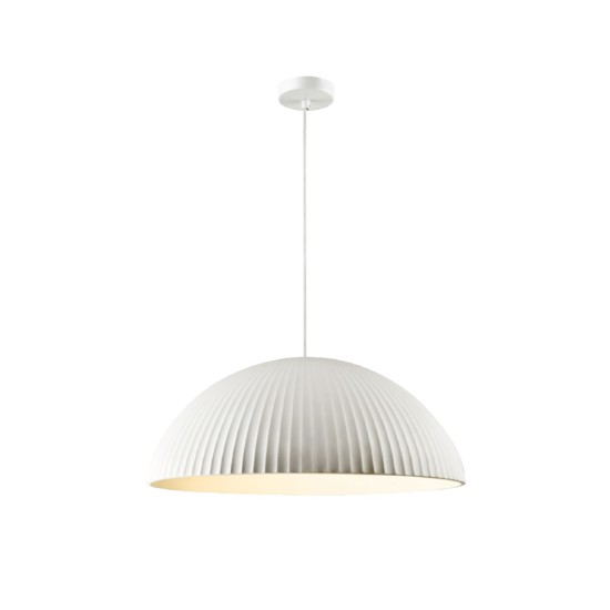 Κρεμαστό φωτιστικό λευκό 1XE27 D:60cm (4063-White)