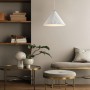Κρεμαστό φωτιστικό λευκό  1XE27 D:30cm (4065-White)