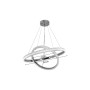 Κρεμαστό φωτιστικό LED 60W 3CCT (by switch on base) σε χρώμιο D:60cm (6102-Golden)