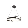 Κρεμαστό φωτιστικό LED 70W 3cct + 3step dimm  60cm (6107-Black)