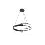 Κρεμαστό φωτιστικό LED 70W 3cct + 3step dimm  60cm (6107-Black)
