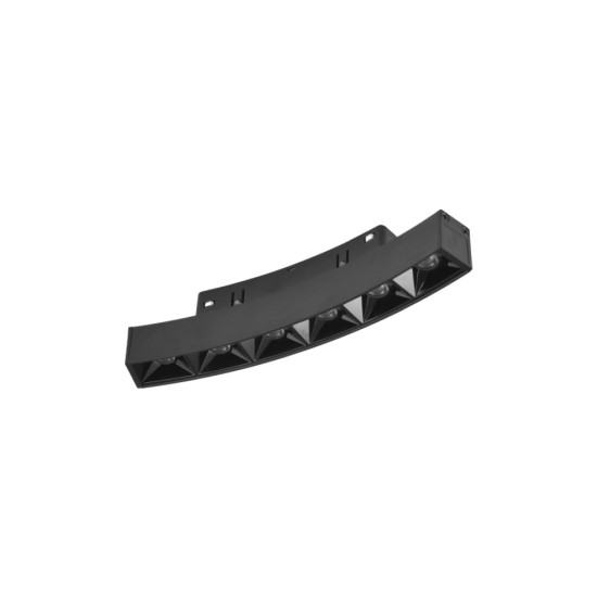 Γραμμικό φωτιστικό LED 6W 3CCT για Curved μαγνητική ράγα μαύρο D:19x2,2x2,5cm (TMC0031-Black)