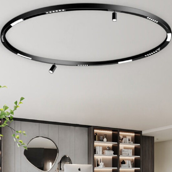 Σποτ για Curved μαγνητική ράγα LED 12W 3000K σε μαύρη απόχρωση D:4,8x11,5cm (TMC0051-Black)