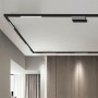 Φωτιστικό LED 24W 3CCT για μαγνητική ράγα σε μαύρη απόχρωση D:43,5X2,2X4,3cm (TM0020-Black)