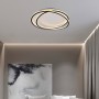 Πλαφονιέρα οροφής LED 76W 3CCT σε μαύρη απόχρωση D:50x12cm (42037-Black)