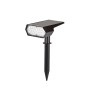 Melville Μαύρο ηλιακό καρφωτό φωτιστικό, LED 3W, 3000K/6000K, 250Lm, IP65, 9,3x28x16cm 