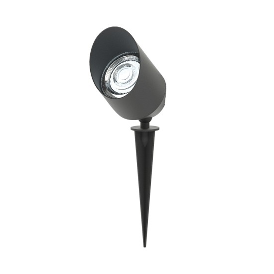 Jay Καρφωτό Φωτιστικό Ανθρακί LED Up&Down 7W 3000Κ D:16x8,4cm, IP65