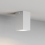 Cowart Φωτιστικό Οροφής Λευκό  και λαμπτήρα GU10 D:12x7cm, IP44