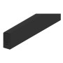 Μαγνητική ράγα μαύρη 3 μέτρων (TR005-3-Black)
