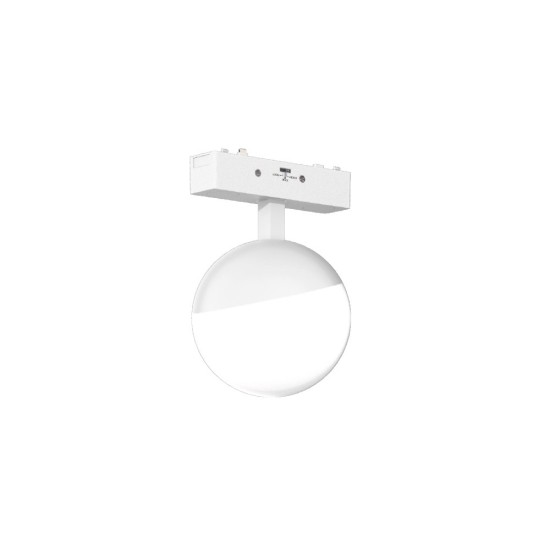 Φωτιστικό LED 6W 3000K-6000K για Ultra-Thin μαγν. ράγα λευκό D:10cmX10cm (T05305-White)