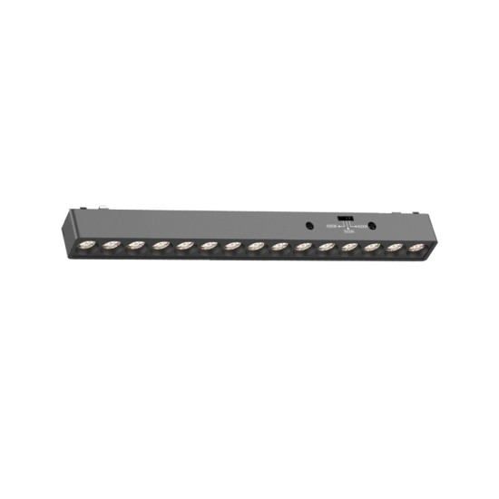 Φωτιστικό LED 15W 3CCT για Ultra-Thin μαγνητική ράγα μαύρο D:33,8X2,6X2,4cm (TMU0020-Black)