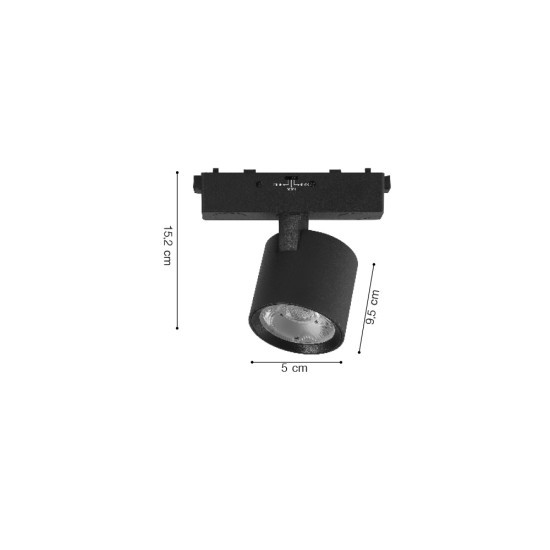 Φωτιστικό LED 7W 3CCT για Ultra-Thin μαγνητική ράγα λευκόD:5X15,2X9,5cm (TMU0100-White)