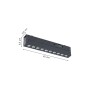 Φωτιστικό LED 20W 3CCT για Ultra-Thin μαγνητική ράγα σε λευκή απόχρωση D:45X2,6X4,8cm  (TMU0160-WH)