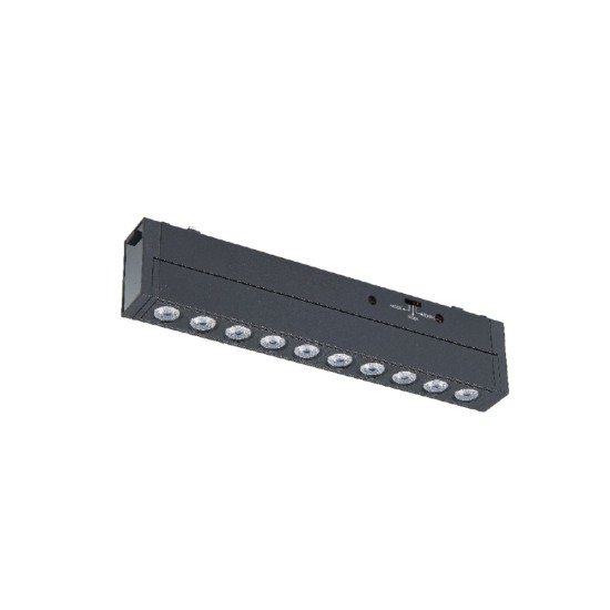 Φωτιστικό LED 20W 3CCT για Ultra-Thin μαγνητική ράγα σε μαύρη απόχρωση D:45X2,6X4,8cm (TMU0160-BL)