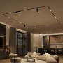 Γραμμικό φωτιστικό LED 20W 3CCT για ultra thin ράγα λευκόD:62X2,6X4,8cm (TMU0170-White)