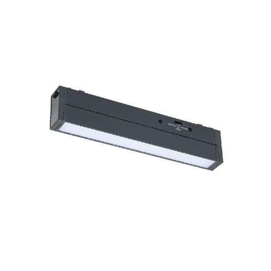 Γραμμικό φωτιστικό LED 20W 3CCT για ultra thin ράγα μαύρο D:62X2,6X4,8cm (TMU0170-Black) 