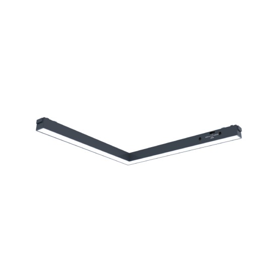 Γραμμικό φωτιστικό LED 24W 3CCT για ultra thin ράγα μαύρο D:30X2,6X2,4cm (TMU0180-Black)