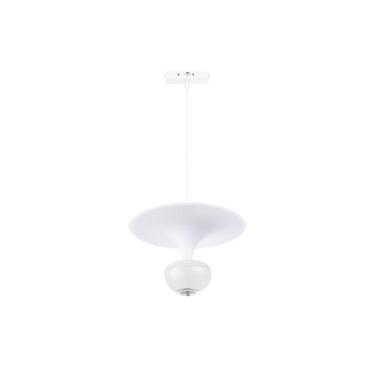Κρεμαστό Φωτιστικό LED 5W 3CCT για Ultra-Thin μαγνητική ράγα λευκόD:23X20cm (TMU0240-White)