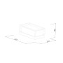 Zar Μαύρο Επιτοίχιο Φωτιστικό E27, IP65, D: 100 x 145 x 245 mm