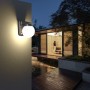 Baikal Μαύρο ηλιακό φωτιστικό LED 1W, 3CCT, 100LΜ, IP65, 130 x 190 x 175 mm