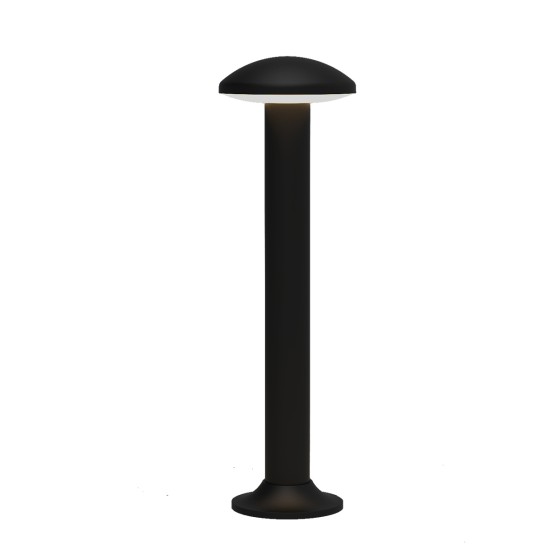 Keowee Μαύρο Φωτιστικό Κολωνάκι LED 12W, 600Lm, 3CCT, IP65, D: 180 x 180 x 600 mm
