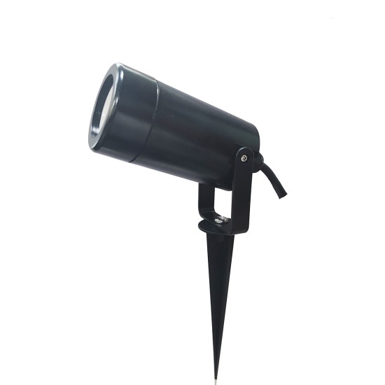 Erling Μαύρο Καρφωτό Φωτιστικό GU10, IP65, D: 62 x 140 x 250 mm