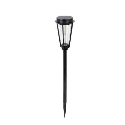 Lobelia Μαύρο ηλιακό καρφωτό φωτιστικό LED 1W, 3000K, 80LΜ, IP44, 107,5 x 675 mm Lobelia Μαύρο ηλιακό καρφωτό φωτιστικό LED 1W, 3000K, 80LΜ, IP44, 107,5 x 675 mm