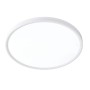 Πλαφονιέρα οροφής LED 50W 3CCT (by switch on base) σε λευκή απόχρωση D:60x2,5cm (42036-A-White)