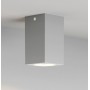 Cowart Φωτιστικό Οροφής Γκρί  και λαμπτήρα GU10 D:12x7cm, IP44