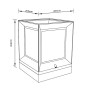 ΦΩΤΙΣΤΙΚΟ ΕΞΩΤΕΡΙΚΟΥ ΧΩΡΟΥ Ε27 IP44 ΑΝΘΡΑΚΙ ABS MATERIAL CADDO ΦΩΤΙΣΤΙΚΟ ΕΞΩΤΕΡΙΚΟΥ ΧΩΡΟΥ Ε27 IP44 ΑΝΘΡΑΚΙ ABS MATERIAL CADDO