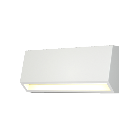 Blue Λευκό LED Επιτοίχιο Φωτιστικό, 3W, 3CCT, IP65, D:16x7x3,3cm