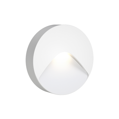 Horseshoe Λευκό LED Επιτοίχιο Φωτιστικό, 2W, 3CCT, IP65, D:12,8x3cm Horseshoe Λευκό LED Επιτοίχιο Φωτιστικό, 2W, 3CCT, IP65, D:12,8x3cm