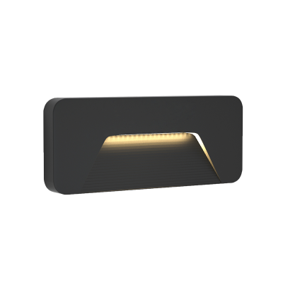 Kentucky Ανθρακί LED Επιτοίχιο Φωτιστικό, 3W, 3CCT, IP65, D:22x8x3cm Kentucky Ανθρακί LED Επιτοίχιο Φωτιστικό, 3W, 3CCT, IP65, D:22x8x3cm