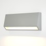 Blue Γκρι LED Επιτοίχιο Φωτιστικό, 3W, 3CCT, IP65, D:16x7x3,3cm