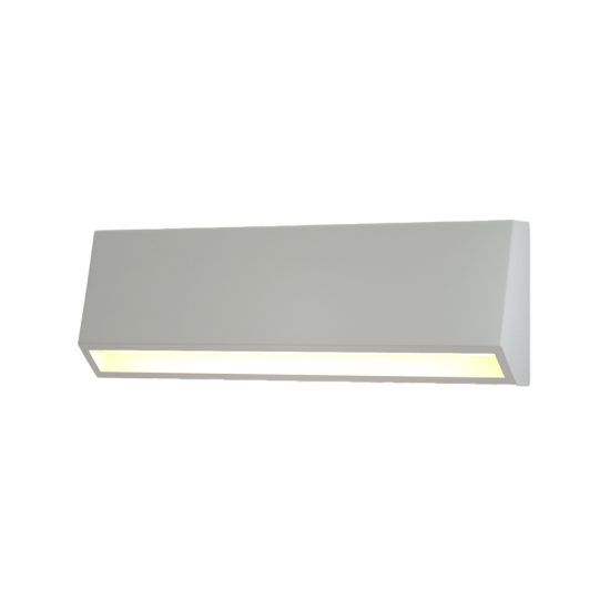 Blue Γκρι LED Επιτοίχιο Φωτιστικό, 4W, 3CCT, IP65, D:22x8x3,3cm