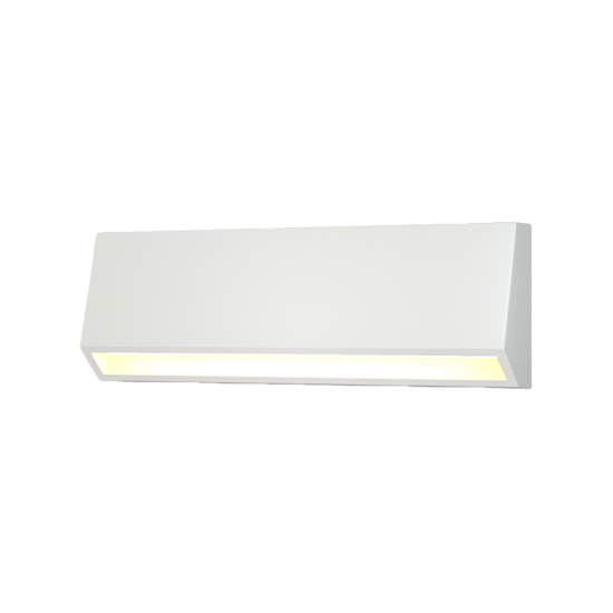 Blue Λευκό LED Επιτοίχιο Φωτιστικό, 4W, 3CCT, IP65, D:22x8x3,3cm