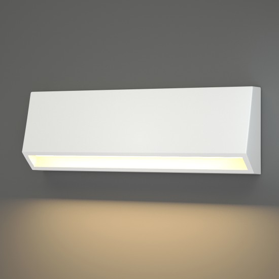 Blue Γκρι LED Επιτοίχιο Φωτιστικό, 4W, 3CCT, IP65, D:22x8x3,3cm